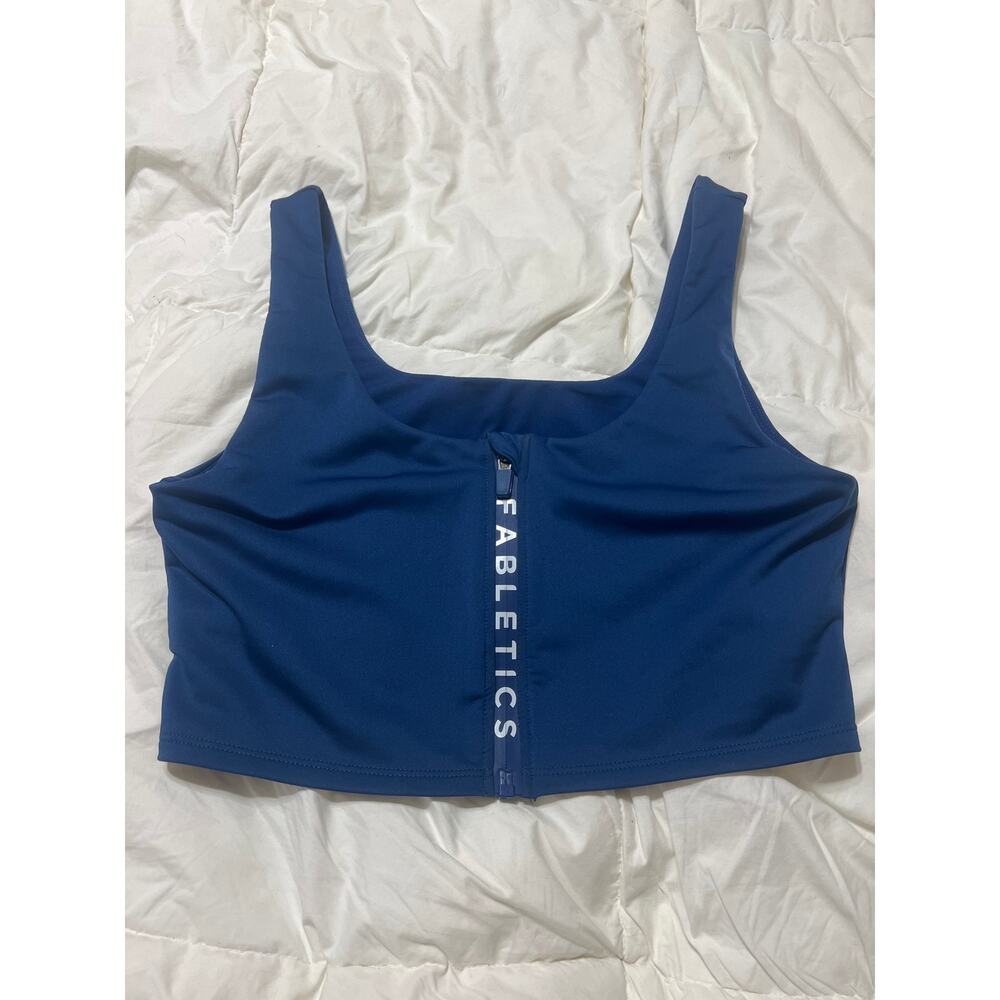 Fabletics Sports Bra Size Medium Blue